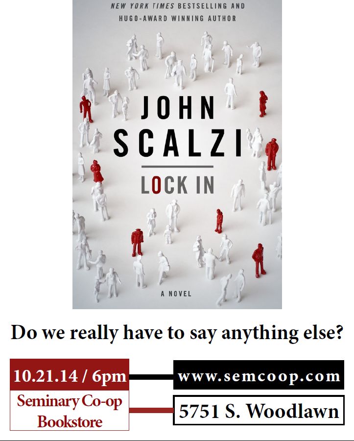 John Scalzi at Seminary Co-op Bookstore